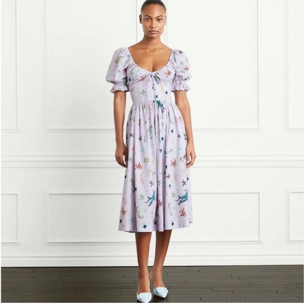 Hill House Lilac Puff Sleeve Dress
